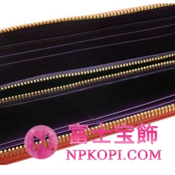 ミュウミュウ MIU MIU ラウンドファスナー式長財布 サイフ 財布 さいふ オレンジ 5M1183-CAPR-BIC-PAPRIKA-CICLAM